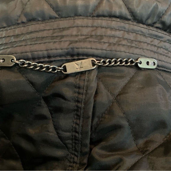 Fuchs Schmitt Womens Black Winter Puffer Coat Sz 18 W/Pockets Button Closure - Picture 7 of 9